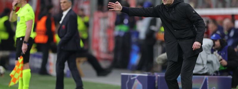 Nicht zufrieden mit dem Auftritt seiner Mannschaft: Leverkusens Trainer Kasper Hjulmand. - Foto: Rolf Vennenbernd/dpa