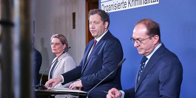 Vorstellung des gemeinsamen Aktionsplans gegen Organisierte Kriminalität am 25.02.2026 - Foto: via dts Nachrichtenagentur