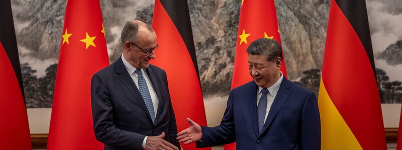 Der Besuch in China ist für Merz ebenso wichtig wie heikel. - Foto: Michael Kappeler/dpa