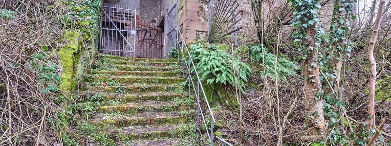 Der Tatort von damals ist eine Art Lost Place, das einstige Arbeitszimmer des preußischen Generals und Festungsbaumeisters Aster.  - Foto: Thomas Frey/dpa