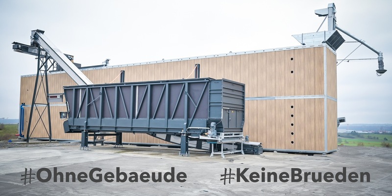 Klärschlammtrocknung ohne Abluftbehandlung und Hallenbau: Der intelligente Kaskadentrockner von SLUDGE-DRYING-SYSTEMS (SDS) - Foto: presseportal.de