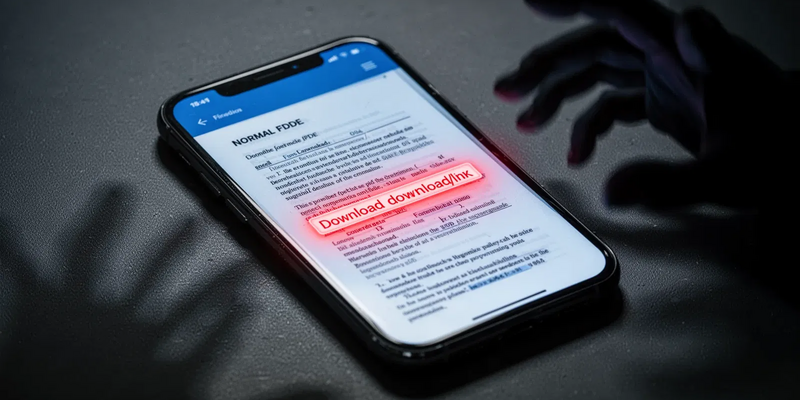 Cyberkriminelle nutzen gefälschte PDFs als App-Falle - Foto: über boerse-global.de