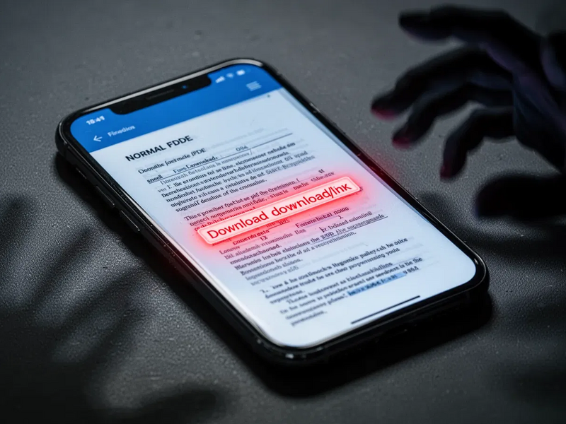 Cyberkriminelle nutzen gefälschte PDFs als App-Falle - Foto: über boerse-global.de