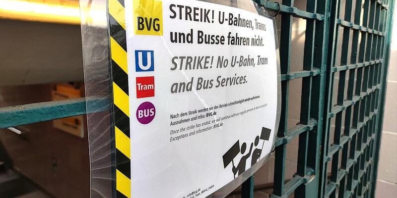 Streik bei den Berliner Verkehrsbetrieben (Archiv) - Foto: via dts Nachrichtenagentur