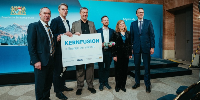 Meilenstein für die Kernfusion in Europa: Proxima Fusion, Freistaat Bayern, die Max Planck Gesellschaft und RWE kooperieren, um gemeinsam das erste kommerzielle Fusionskraftwerk zu realisieren - Foto: presseportal.de