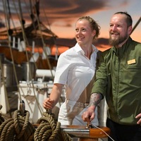Spitzengastronomie auf See: Maik Albrecht und Franziska Pauli übernehmen kulinarische Gesamtverantwortung an Bord der SEA CLOUD SPIRIT - Foto: presseportal.de