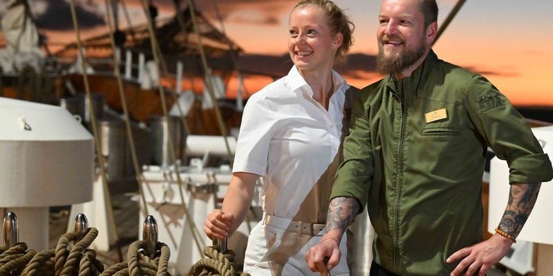 Spitzengastronomie auf See: Maik Albrecht und Franziska Pauli übernehmen kulinarische Gesamtverantwortung an Bord der SEA CLOUD SPIRIT - Foto: presseportal.de