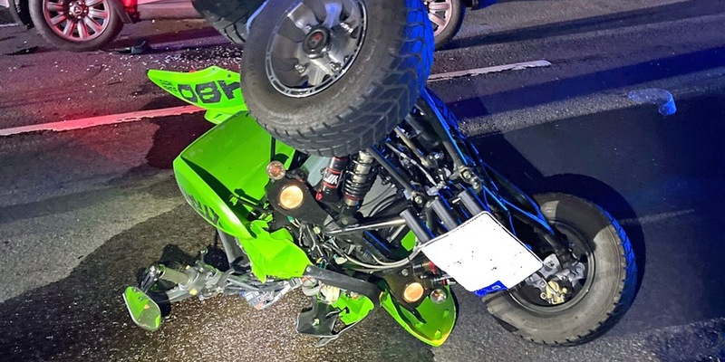 POL-GM: Quad-Fahrer bei Verkehrsunfall schwer verletzt - Foto: presseportal.de