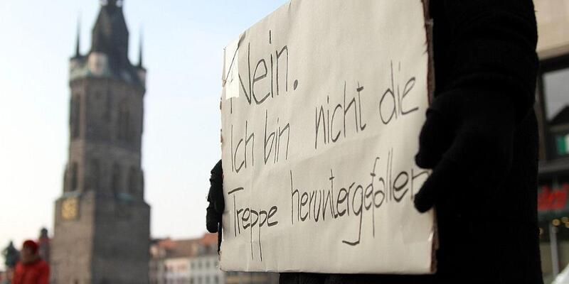 Demonstrantin gegen Gewalt an Frauen (Archiv) - Foto: via dts Nachrichtenagentur