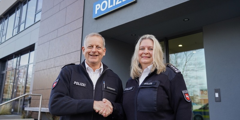 POL-H: Amtswechsel im Polizeikommissariat Laatzen: Roland Einbrodt geht in den Ruhestand - Kerstin Müller übernimmt die Leitung - Foto: presseportal.de