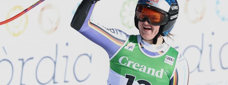 Emma Aicher zeigte in Soldeu eine famose Vorstellung. - Foto: Marco Trovati/AP/dpa