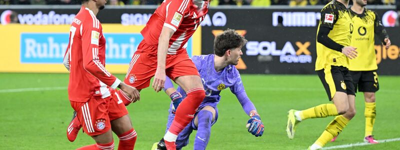 Harry Kane (2. v. l.) traf auch gegen den BVB. - Foto: Federico Gambarini/dpa