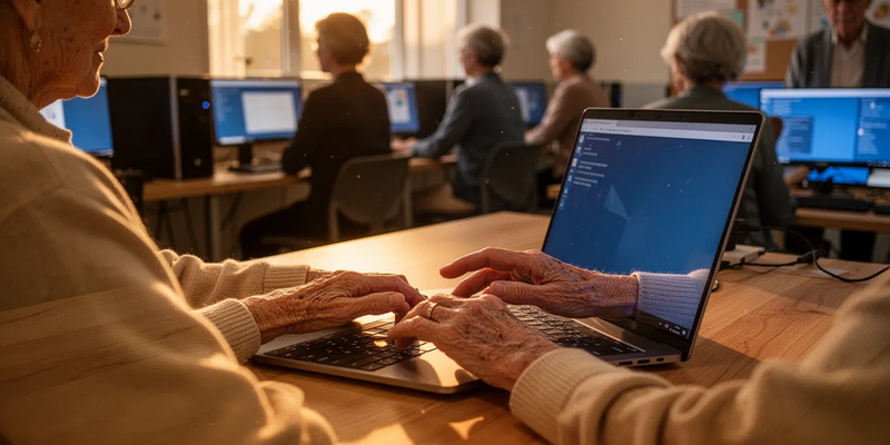 Digitaler Aufholkurs: Weltweit starten Programme für Senioren - Foto: über boerse-global.de
