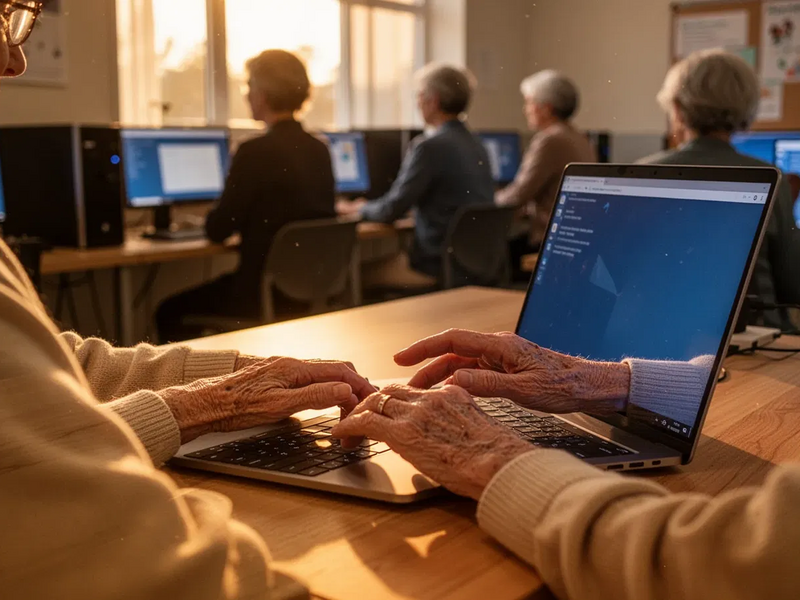 Digitaler Aufholkurs: Weltweit starten Programme für Senioren - Foto: über boerse-global.de