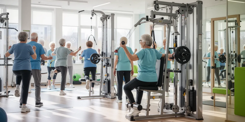Seniorenfitness setzt jetzt auf Krafttraining statt Schonung - Foto: über boerse-global.de