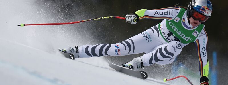 Ein Sieg und ein zweiter Platz: Emma Aicher zeigt in Andorra ihre Topform. - Foto: Gabriele Facciotti/AP/dpa