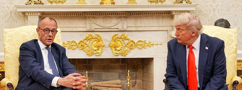 Beim letzten Aufeinandertreffen im Oval Office haben sich Trump und Merz ziemlich gut verstanden. - Foto: Michael Kappeler/dpa