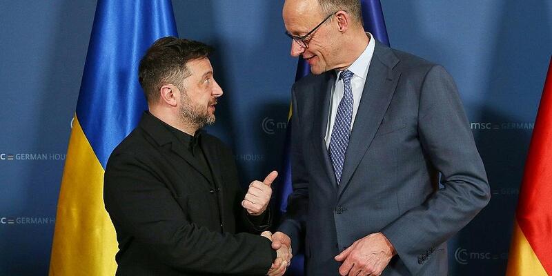 Wolodymyr Selenskyj und Friedrich Merz (Archiv) - Foto: via dts Nachrichtenagentur