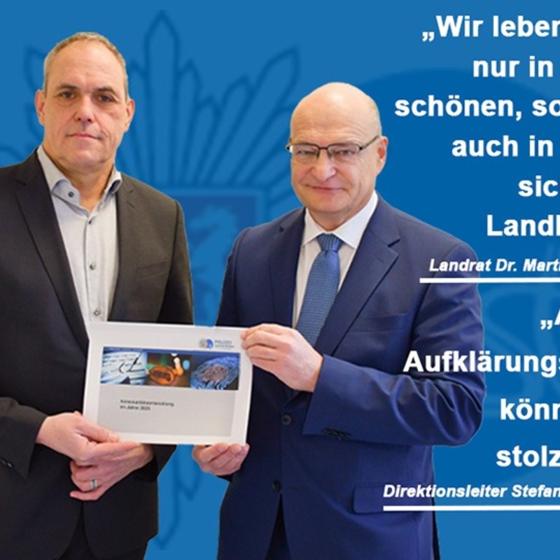 POL-ST: Kreis Steinfurt, Kriminalstatistik 2025: Mehr Straftaten aufgeklärt, Gefährdung erneut unter dem Landesdurchschnitt - Foto: presseportal.de