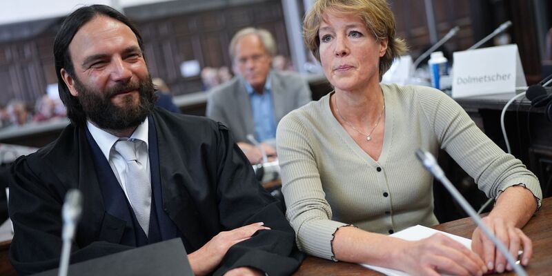 Christina Block hörte die Zeugenaussage einer Mitarbeiterin des Hamburger Jugendamts. - Foto: Marcus Brandt/Pool dpa/dpa