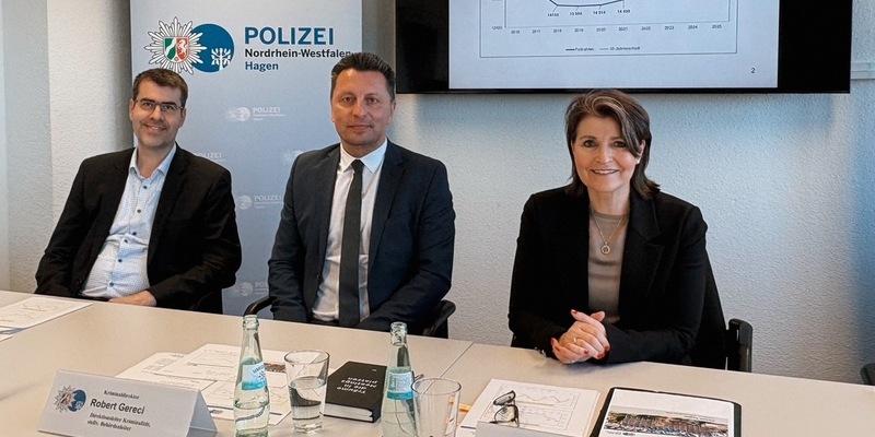POL-HA: Polizeiliche Kriminalstatistik 2025 - Polizei Hagen stellt die aktuellen Zahlen vor - Foto: presseportal.de