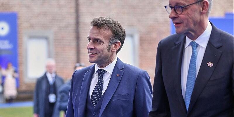 Emmanuel Macron und Friedrich Merz (Archiv) - Foto: via dts Nachrichtenagentur