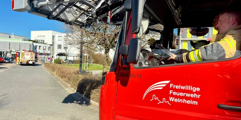 FW Weinheim: Türöffnung und Brandmeldeanlage beschäftigen die Feuerwehr - Foto: presseportal.de