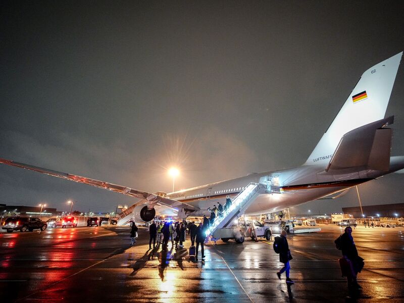 In Washington wird sich alles um den Krieg in Nahost drehen. - Foto: Kay Nietfeld/dpa