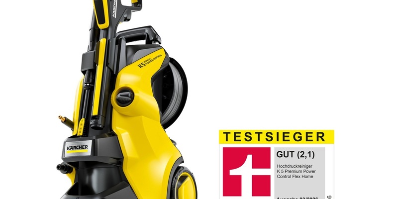 Spitzenplatzierung für Kärcher-Hochdruckreiniger / Kärcher K 5 Premium Power Control Flex ist Testsieger bei Stiftung Warentest - Foto: presseportal.de