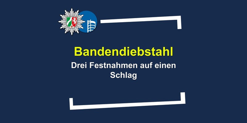 POL-OB: Gemeinsamer Bandendiebstahl - drei Festnahmen auf einen Schlag - Foto: presseportal.de