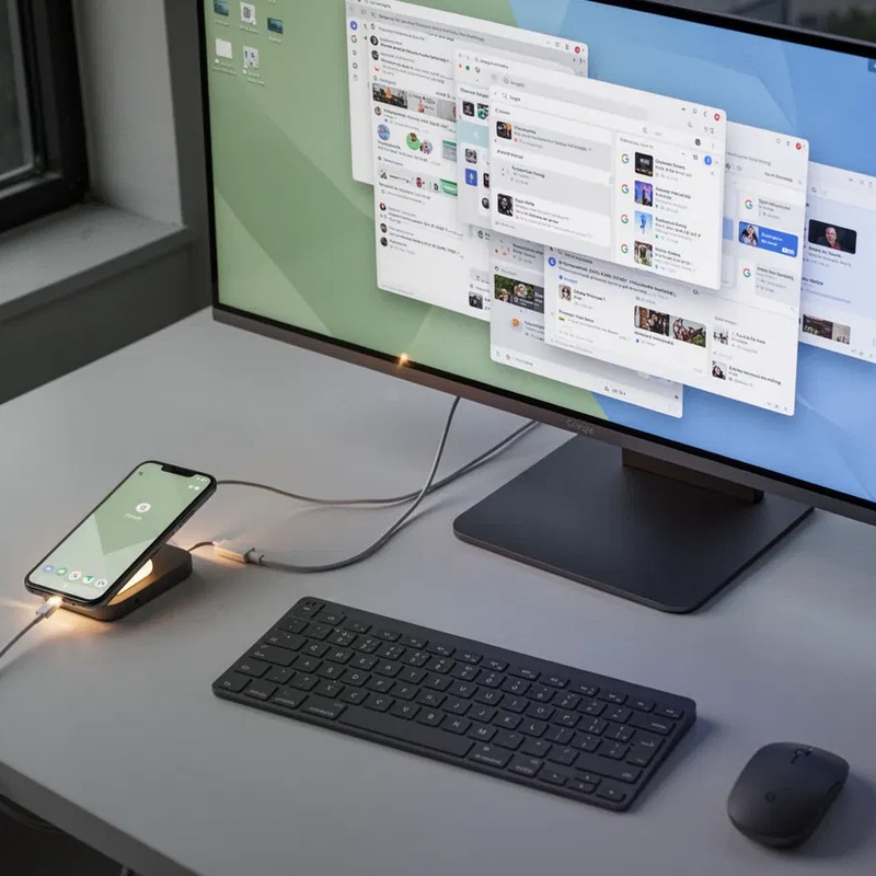 Google Pixel: Smartphone wird vollwertiger Desktop-PC - Foto: über boerse-global.de