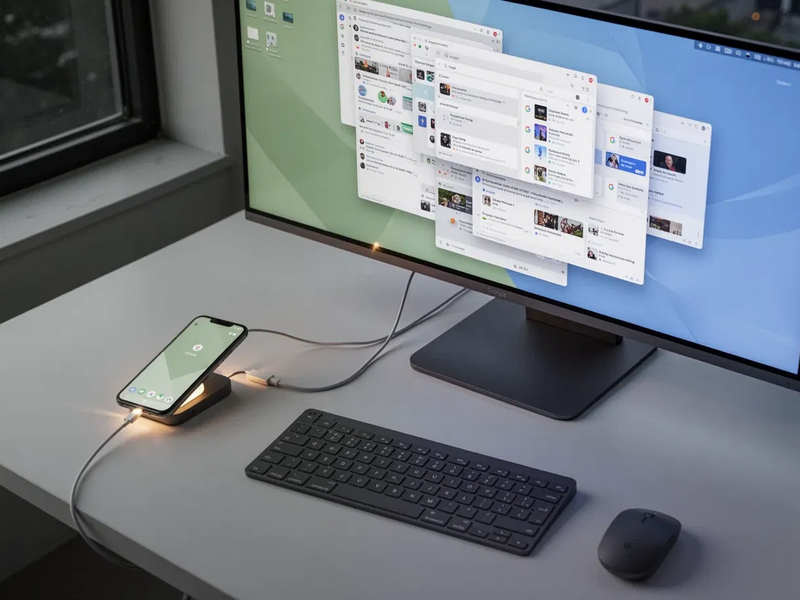 Google Pixel: Smartphone wird vollwertiger Desktop-PC - Foto: über boerse-global.de