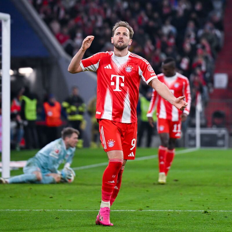 Kane jagt den Lewandowski-Rekord. (Archivbild) - Foto: Sven Hoppe/dpa