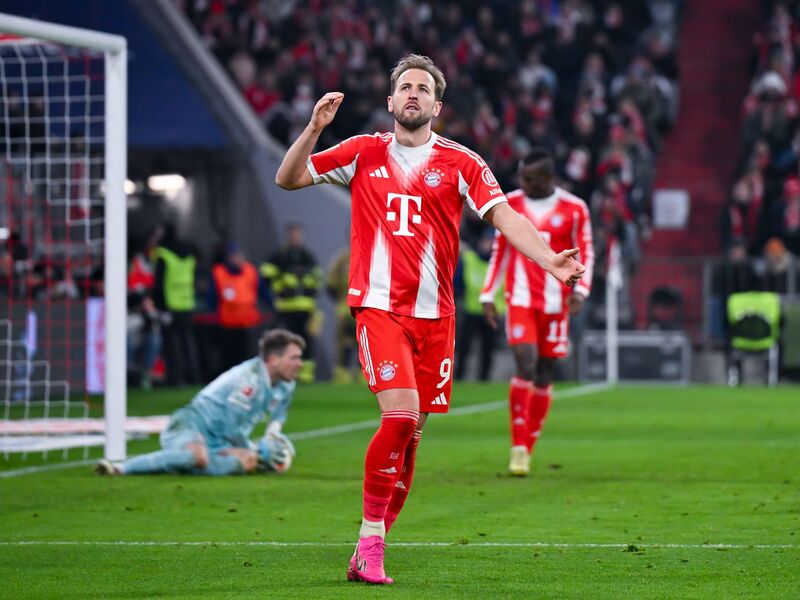 Kane jagt den Lewandowski-Rekord. (Archivbild) - Foto: Sven Hoppe/dpa