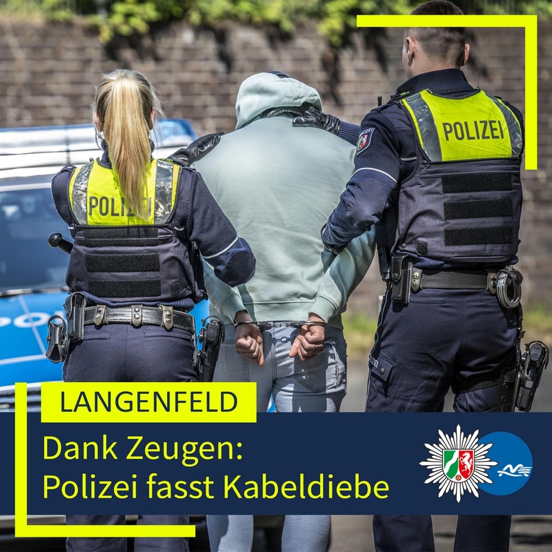 POL-ME: Polizei fasst Kabeldiebe - 2603025 - Foto: presseportal.de