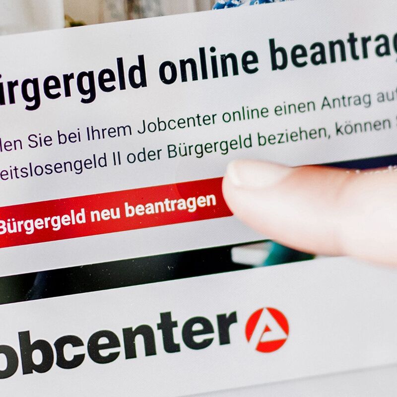 Entscheidung über Bürgergeld: Im Bundestag wird über Reformpläne abgestimmt. (Symbolbild) - Foto: Carsten Koall/dpa