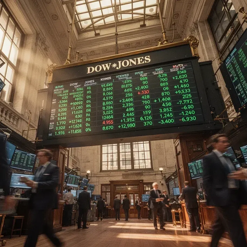 Dow Jones: Erfolgreiche Aufholjagd - Foto: über boerse-global.de