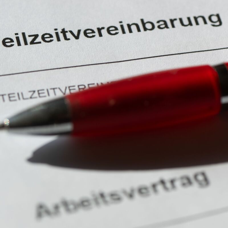 Es gibt mehrere Gründe für Teilzeitbeschäftigung. (Symbolbild)  - Foto: Sebastian Kahnert/dpa