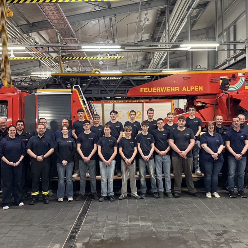 FW Alpen: Erste Jahreshauptversammlung der Jugendfeuerwehr Alpen - Foto: presseportal.de