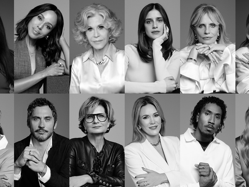 Pomellato for Women - eine Initiative für ökonomische Gerechtigkeit, unter anderem mit Jane Fonda, Kerry Washington und Sara Nuru - Foto: presseportal.de