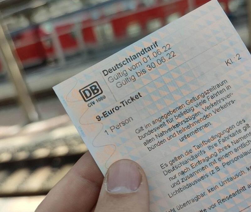 9-Euro-Ticket (Archiv) - Foto: via dts Nachrichtenagentur