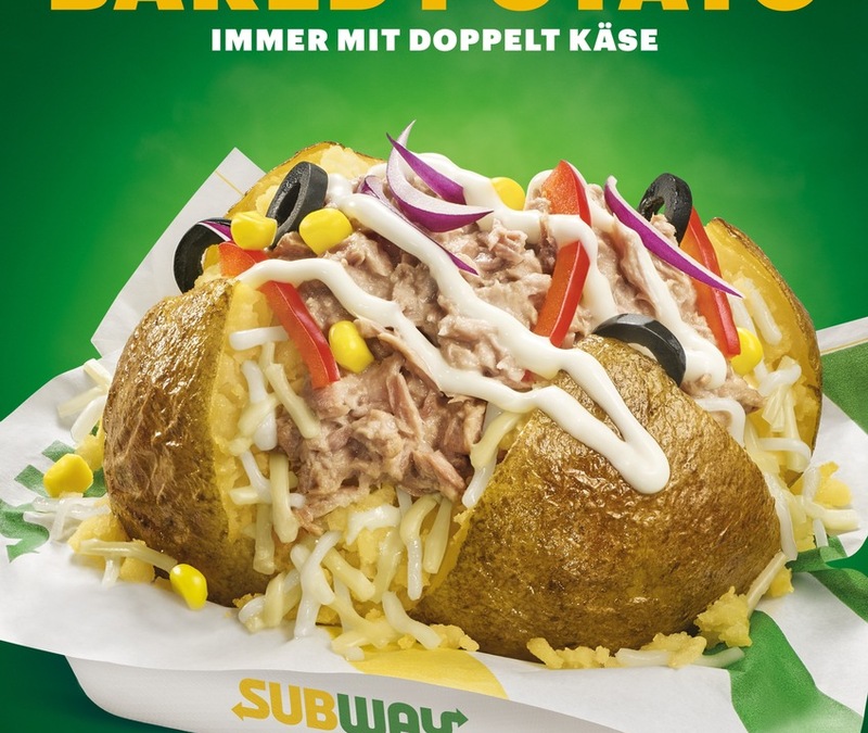München feiert die Kartoffel: Subway hat das Lieblingssub jetzt auch als Baked Potato - Foto: presseportal.de