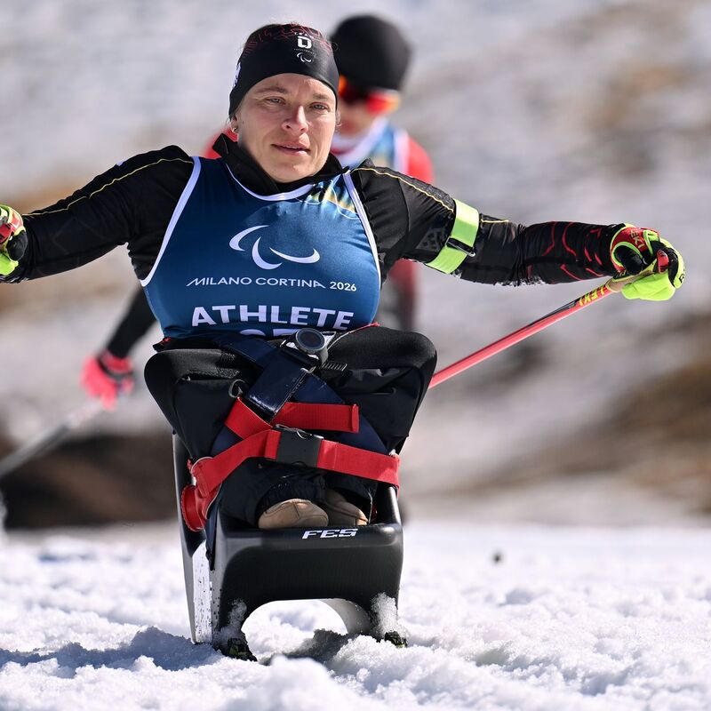 Anja Wicker blickt mit etwas Sorge auf die Bedingungen.  - Foto: Martin Schutt/dpa