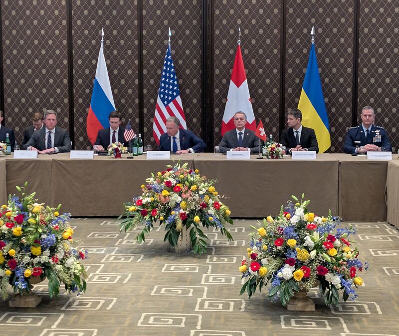 Moskau und Kiew tauschen nach Angaben des russischen Chefunterhändlers Wladimir Medinski Hunderte Kriegsgefangene im Rahmen von Vereinbarungen aus, die bei den jüngsten Verhandlungen in Genf erzielt wurden. (Archivbild) - Foto: -/Ukrainian National Security and Defense Council press office/AP/dpa