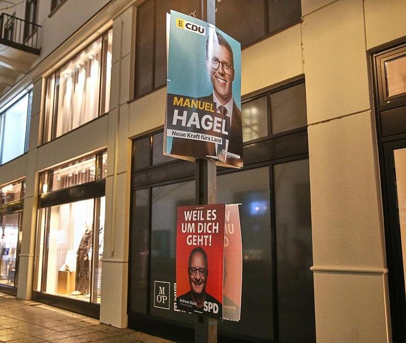 Wahlplakate zur Landtagswahl in Baden-Württemberg von CDU und SPD (Archiv) - Foto: via dts Nachrichtenagentur