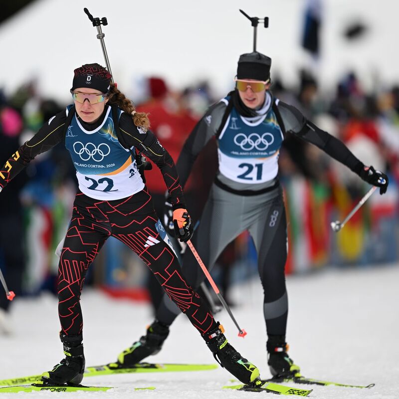 Janina Hettich-Walz (l) lag lange gut im Rennen. (Archivbild) - Foto: Hendrik Schmidt/dpa