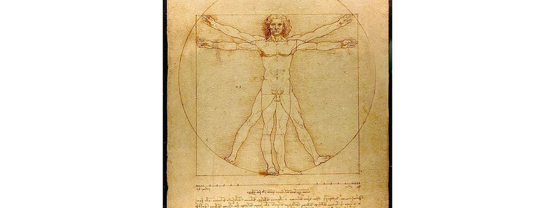 Der vitruvianische Mensch - Foto: Leonardo Da Vinci