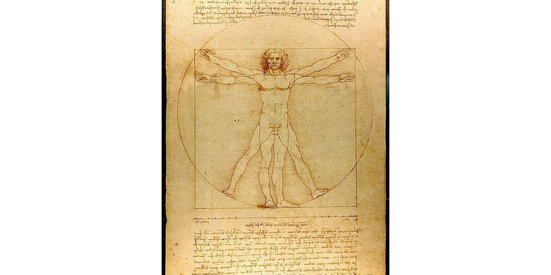 Der vitruvianische Mensch - Foto: Leonardo Da Vinci