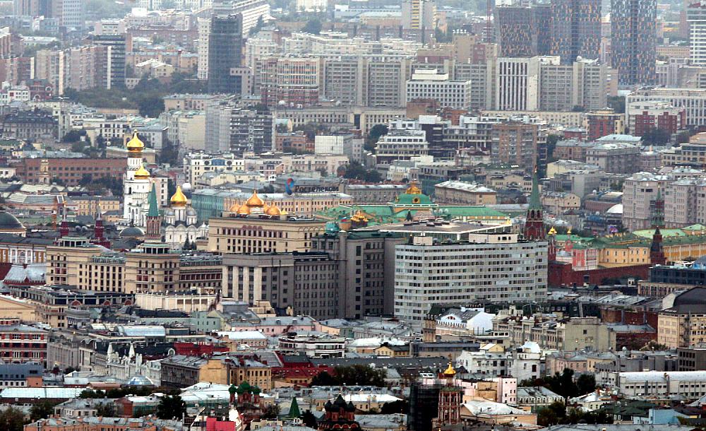 Blick über Moskau mit dem Kreml (Archiv)