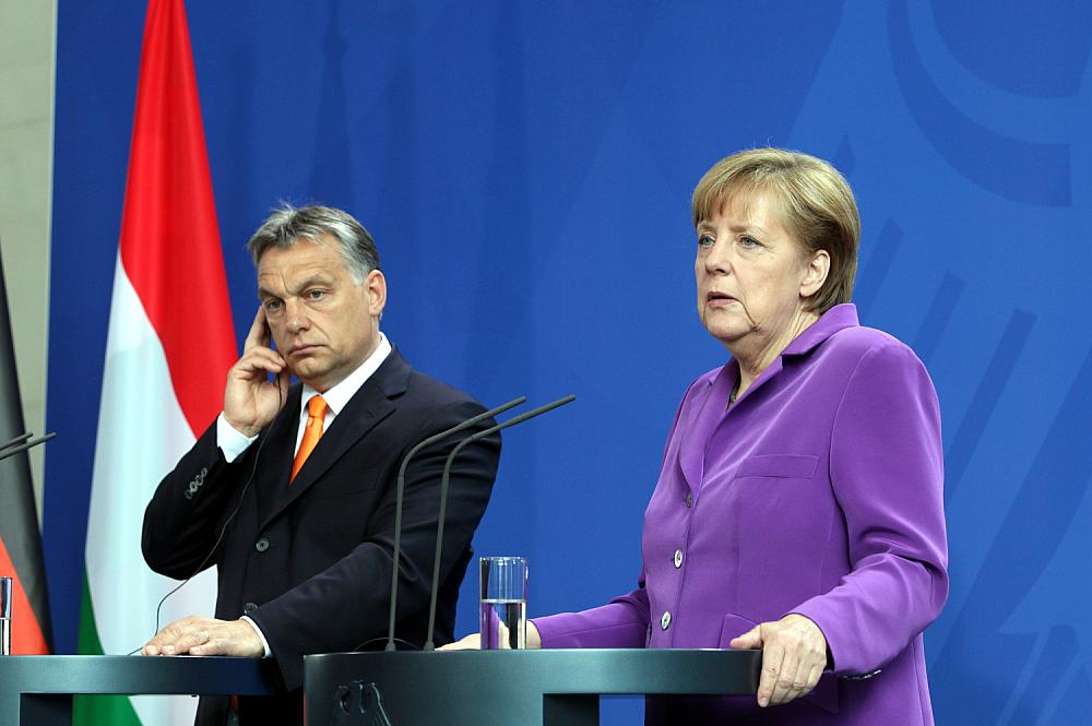 Viktor Orban und Angela Merkel im Jahr 2014 (Archiv)